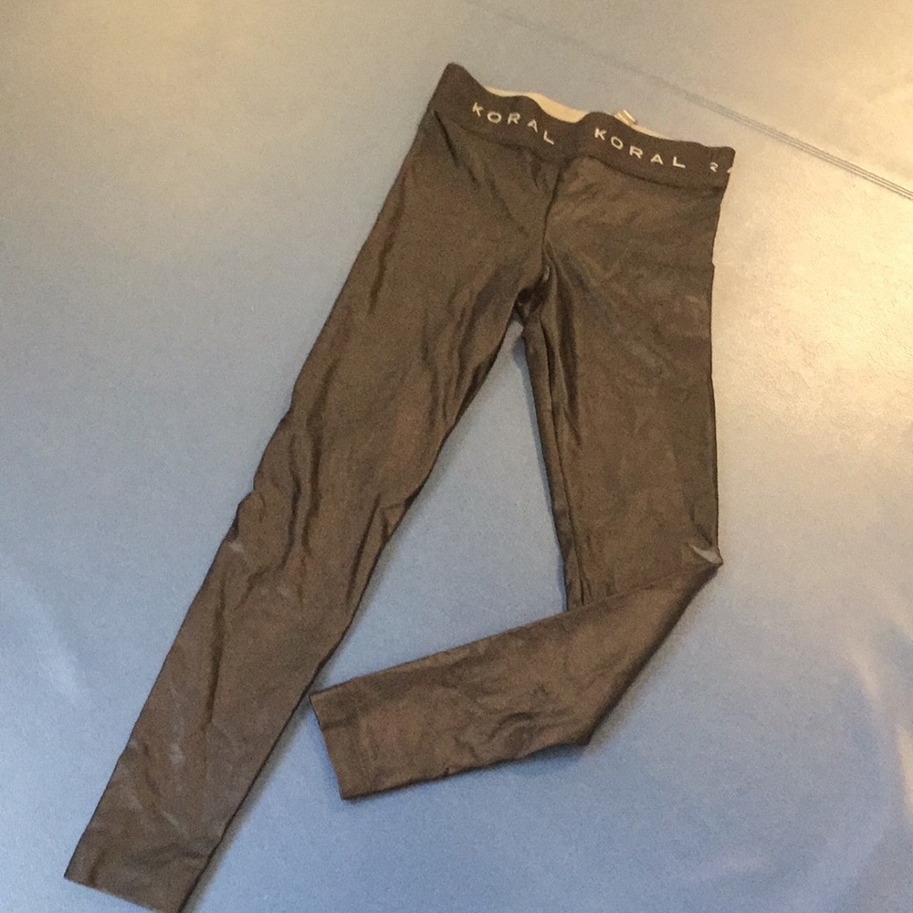 KORAL sz S Aden Black lustrous midrise legging - Picture 9 of 9